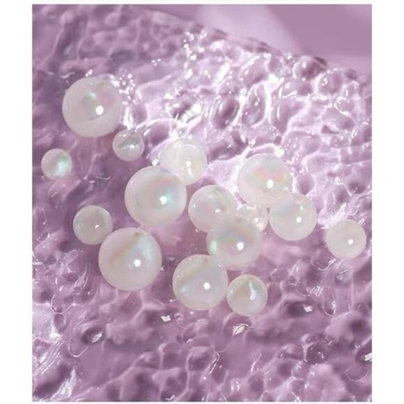 White Pearl Drop Earrings – 925 Sterling Silver & Gold Hoop Dangles - Picture 5 of 5